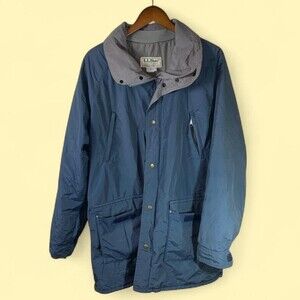 Vintage L.L. Bean Warden Gore Tex Parka Blue Sz XL Tall